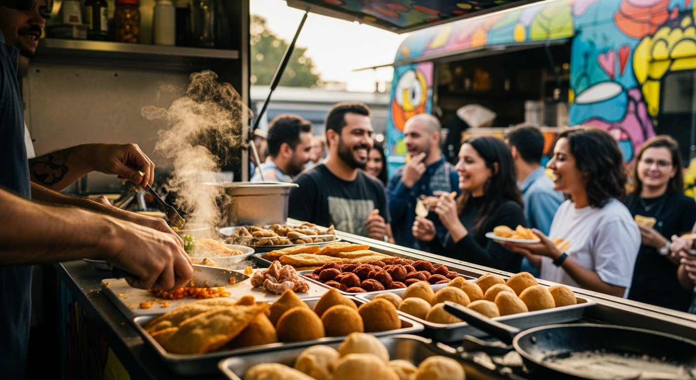 Mapa das cinco cidades brasileiras com melhor cena de food trucks no Brasil