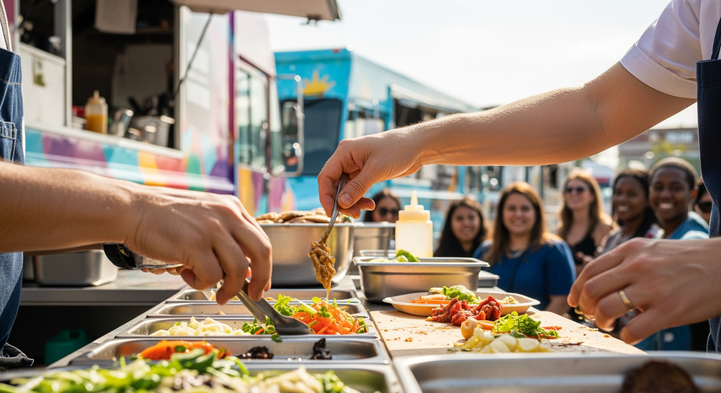Tendências de gastronomia em food trucks para eventos em 2026