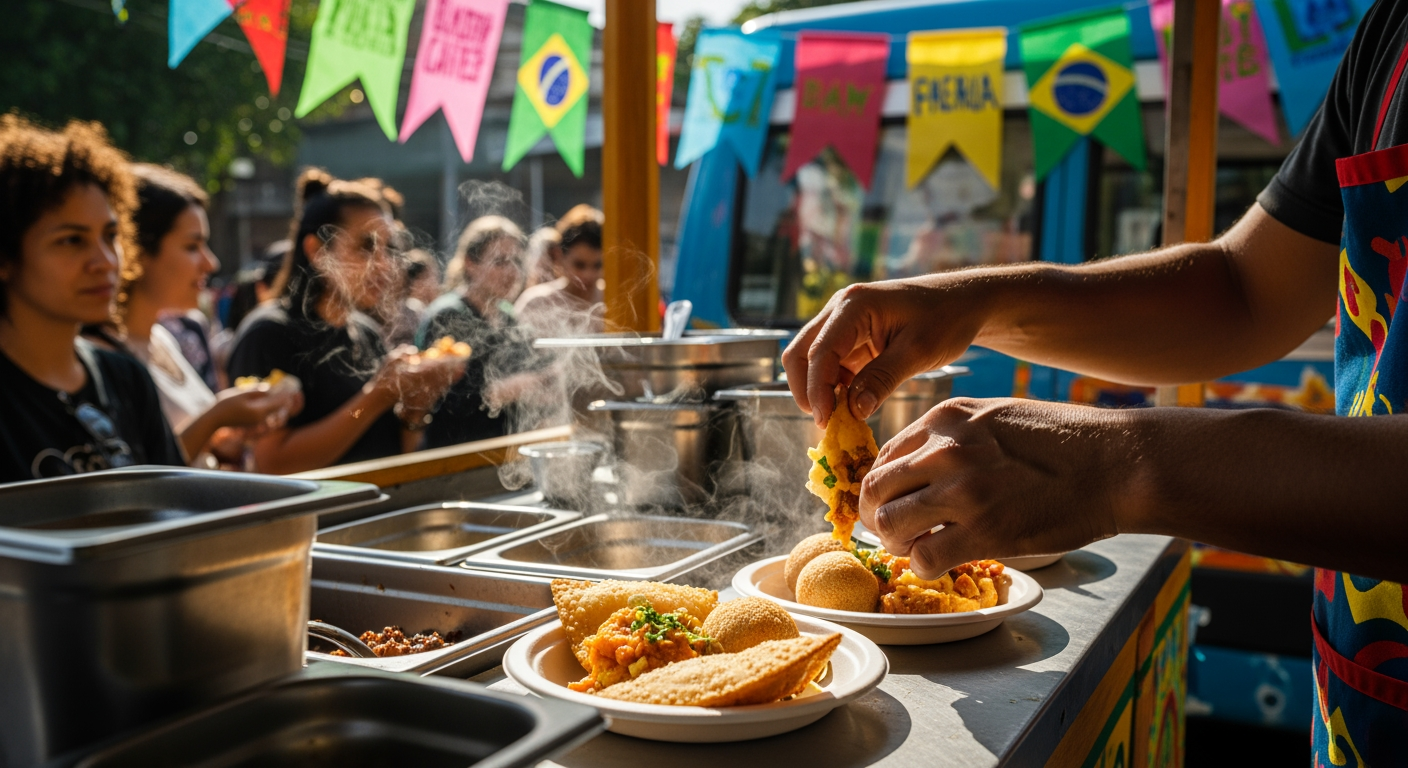 Operação profissional de food truck com cardápio enxuto e tecnologia de atendimento